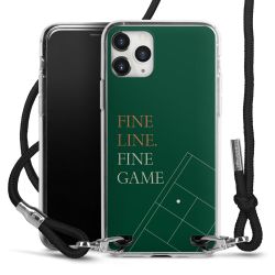 New Carry Case Transparent Stoff schwarz/silber