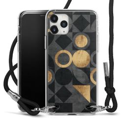 New Carry Case Transparent Stoff schwarz/silber