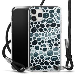 New Carry Case Transparent Stoff schwarz/silber