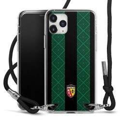 New Carry Case Transparent Stoff schwarz/silber