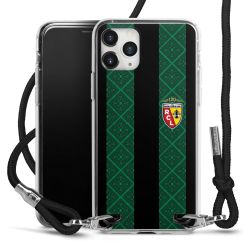 New Carry Case Transparent Stoff schwarz/silber