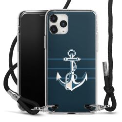 New Carry Case Transparent Stoff schwarz/silber