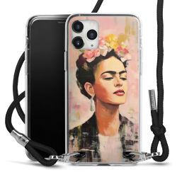 New Carry Case Transparent Stoff schwarz/silber