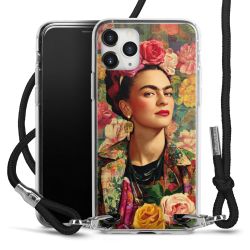 New Carry Case Transparent Stoff schwarz/silber