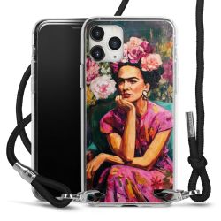 New Carry Case Transparent Stoff schwarz/silber