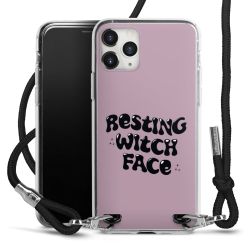 New Carry Case Transparent Stoff schwarz/silber