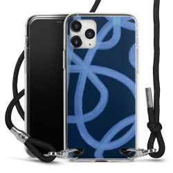 New Carry Case Transparent Stoff schwarz/silber