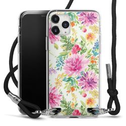 New Carry Case Transparent Stoff schwarz/silber