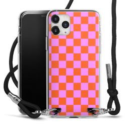 New Carry Case Transparent Stoff schwarz/silber