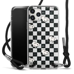 New Carry Case Transparent Stoff schwarz/silber