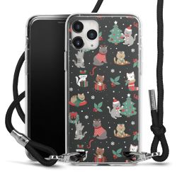 New Carry Case Transparent Stoff schwarz/silber