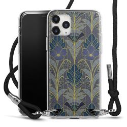 New Carry Case Transparent Stoff schwarz/silber