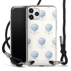 New Carry Case Transparent Stoff schwarz/silber