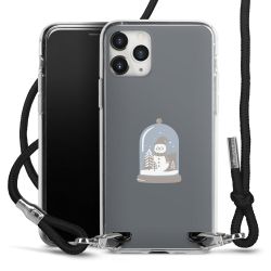 New Carry Case Transparent Stoff schwarz/silber