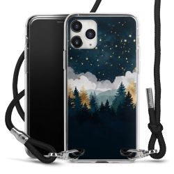 New Carry Case Transparent Stoff schwarz/silber