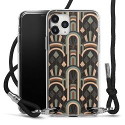 New Carry Case Transparent Stoff schwarz/silber