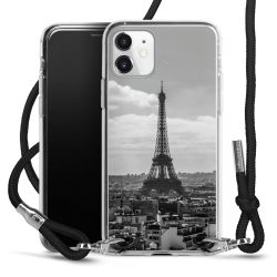 Carry Case Transparent Fabric black/silver