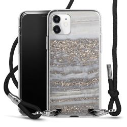 Carry Case Transparent Fabric black/silver