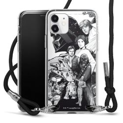 Carry Case Transparent Fabric black/silver