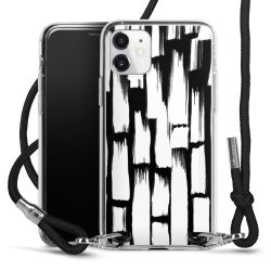 Carry Case Transparent Fabric black/silver