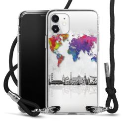 Carry Case Transparent Fabric black/silver