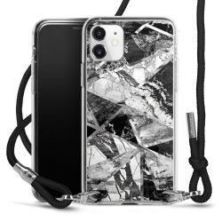 Carry Case Transparent Fabric black/silver