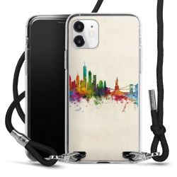 Carry Case Transparent Fabric black/silver