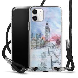 Carry Case Transparent Fabric black/silver