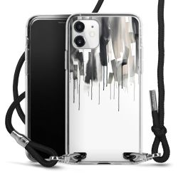 Carry Case Transparent Fabric black/silver