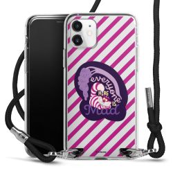 New Carry Case Transparent Stoff schwarz/silber