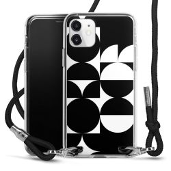 New Carry Case Transparent Stoff schwarz/silber