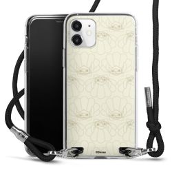 New Carry Case Transparent Stoff schwarz/silber