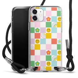 New Carry Case Transparent Stoff schwarz/silber