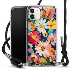 New Carry Case Transparent Stoff schwarz/silber