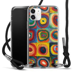 New Carry Case Transparent Stoff schwarz/silber