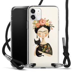 New Carry Case Transparent Stoff schwarz/silber