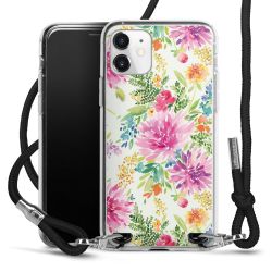 New Carry Case Transparent Stoff schwarz/silber