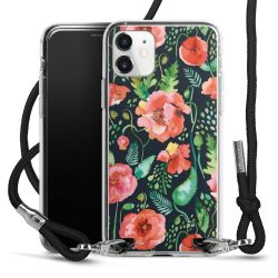 New Carry Case Transparent Stoff schwarz/silber