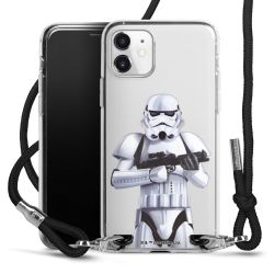 New Carry Case Transparent Stoff schwarz/silber