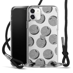 New Carry Case Transparent Stoff schwarz/silber