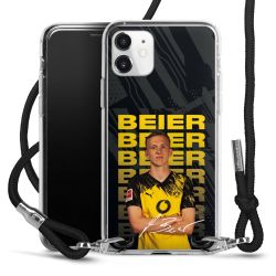 New Carry Case Transparent Stoff schwarz/silber