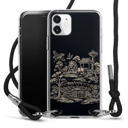 Carry Case Stoff schwarz/silber