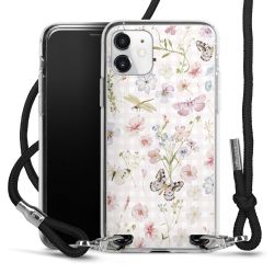 New Carry Case Transparent Stoff schwarz/silber