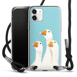 New Carry Case Transparent Stoff schwarz/silber