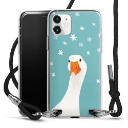 New Carry Case Transparent Stoff schwarz/silber