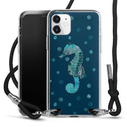 New Carry Case Transparent Stoff schwarz/silber