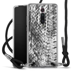 Carry Case Transparent Fabric black/silver