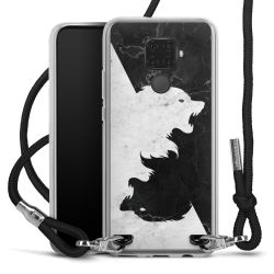 Carry Case Transparent Fabric black/silver