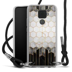 Carry Case Transparent Fabric black/silver