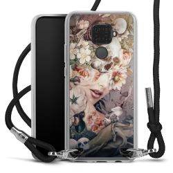 Carry Case Transparent Fabric black/silver